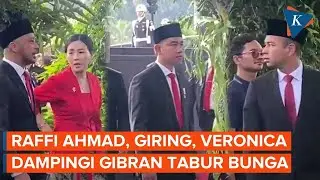 Momen Gibran Tabur Bunga di Makam Pahlawan, Didampingi Raffi Ahmad, Giring, Veronica Tan