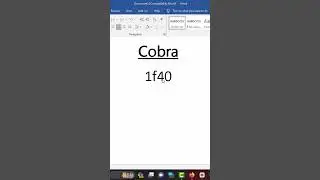 how to insert snake symbol in ms word #shorts #viral #youtubeshorts #snake #150  #ytshorts