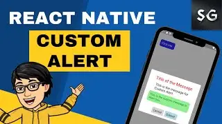 Create Custom Alert Messages in React Native || Custom Alert Modal || Awesome Alerts