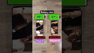 Google Pixel 9 vs iPhone 15 battery test