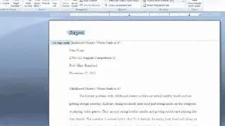 How to Format Your Paper in APA Style