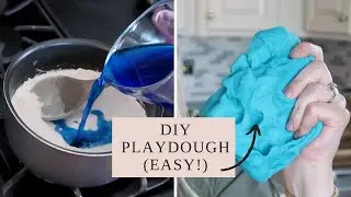 EASY PLAYDOUGH RECIPE | How to Make Play Doh at Home | The Squishiest Play Dough DIY Tutorial