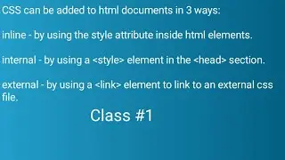 Basic css(Cascading Style Sheets) #programming #html5 #webdeveloper #javascript #javaprogramming