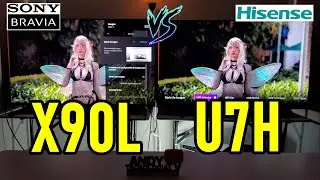 SONY X90L vs HISENSE U7H / Triluminos Pro vs Quantum dots / Smart TVs 4K Dolby Vision