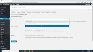 Woocommerce Downloadable Products Settings