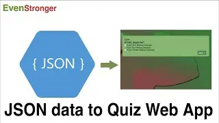 Quiz Test Web App using simple JSON data