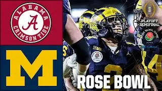 Rose Bowl: Alabama Crimson Tide vs. Michigan Wolverines | Full Game Highlights | CFB Semifinal