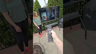 THIS TV STAYS OUTSIDE!?🤯☀️  