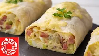 Закуска из лаваша 😋👍 Бесподобный рецепт из доступных продуктов!