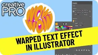 Illustrator How-To: Create a Warped Text Effect (Video Tutorial)