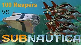 Subnautica - 100 REAPERS vs CYCLOPS