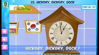 HICKORY, DICKORY, DOCK | Kids Nursery Rhymes | Nursery Rhymes | Best Animated Rhyme For Kids #rhymes