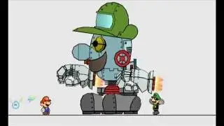 Super Paper Mario Boss 13 - Brobot L-type