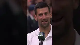 Novak Djokovic reacts to getting booed at Wimbledon 🎾 | #shorts