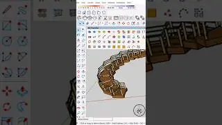 #sketchup tutorial, learn #sketchup , Round stairs using plugin #sketchup #autocad #viral #vray