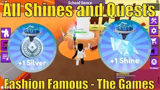 All 5 Shine Locations in Fashion Famous | All Badges for The Games