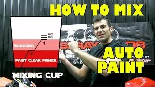 How to mix auto paint