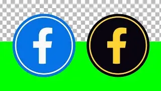 Logo Facebook green screen, transparent FREE download