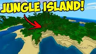 Jungle ISLAND Seed For Minecraft: Bedrock Edition!