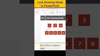 Lock Drawing Mode in PowerPoint