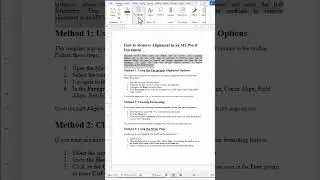 How to Fix Text Alignment in Word | Easy Step-by-Step Guide for Beginners
