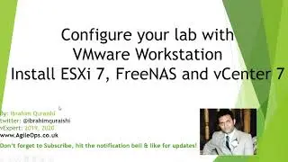 VMware ESXi Lab on VMware Workstation