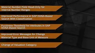 SAP Master Data Governance: SAP S/4HANA 2021 – Improvements for Material