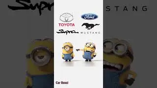 Supra vs Mustang turbo sound minion style.funny