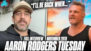 Aaron Rodgers Talks Reflecting On Life Before His 40th Birthday, Sets Expectations On His Return