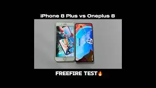 iPhone 8 Plus vs OnePlus 8 - Freefire TEST!!