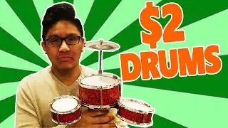 i hate my life... Using A Cheap $2 Drum Kit To Make A Beat In FL Studio!