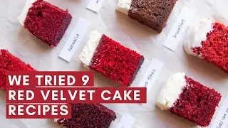 We Tried 9 Red Velvet Cake Recipes