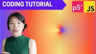 p5.js Coding Tutorial | Color Gradient Animation (lerpColor Function)