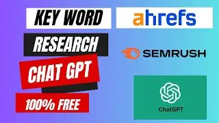 How to Do Keyword Research Using ChatGPT [100% Free]