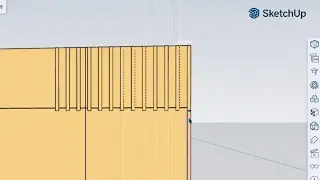 Renovation: slat wall sketching | option 1