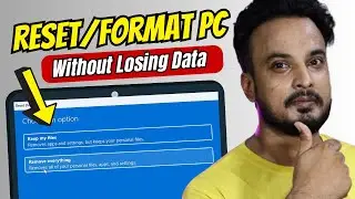 How to Reset PC Windows 11 Without Losing Data | PC Reset Kaise Karen (From Desktop or Login Screen)