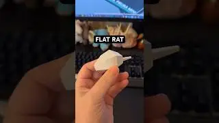 the power of 3D printing a Rat #lowpoly #lowpoly3d #lowpoly art #3dprinting