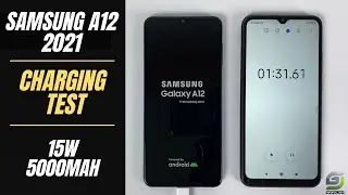 Samsung Galaxy A12 2021 Battery charging test 0% to 100%