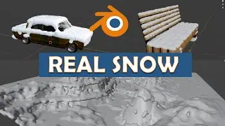 Real Snow in Blender - Hindi Tutorial