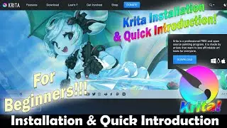 Krita Software Installation & Quick Introduction