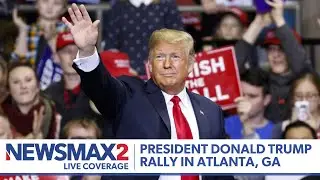 LIVE: President Donald Trump campaign rally in Atlanta, Ga. | NEWSMAX2