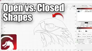 Open vs. Closed Shapes in LightBurn