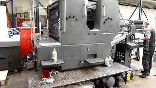 Heidelberg SORSZ 2 color offset press Gab Supplies Ltd 1991