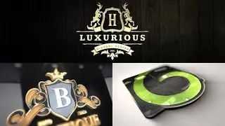 Luxury Mockup Kit Glossy Logo Intro After Effects Template Videohive 33964724