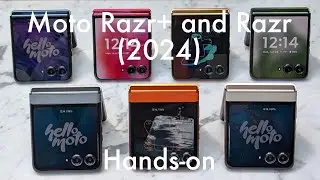 Moto Razr+ 2024 ($999) and Razr 2024 ($699) hands-on: the folding flip phone grows up!