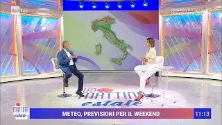 Meteo, previsioni per il weekend - Unomattina Estate 23/08/2024