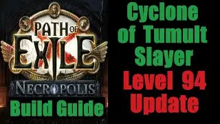 Cyclone Slayer Build Guide Level 94 Update - Path of Exile Necropolis PoE 3.24