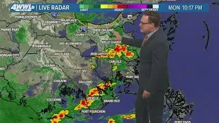 New Orleans Weather: Fewer downpours on Tuesday