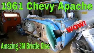 1961 Chevy Apache Amazing 3M Bristle Disc on Firewall