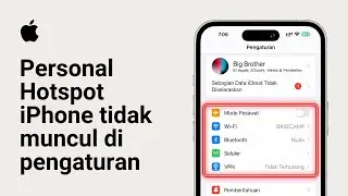 Cara Mengaktifkan Personal Hotspot iPhone Yang Tidak Muncul Di Pengaturan